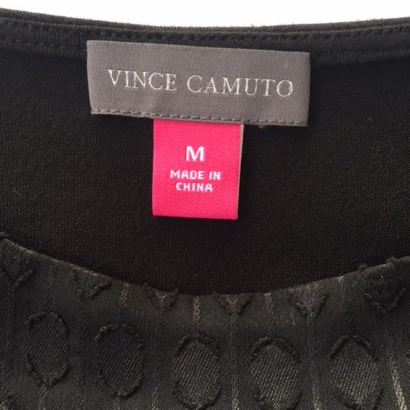 Vince Camuto Regina Mixed Material Black M - Picture 5 of 6